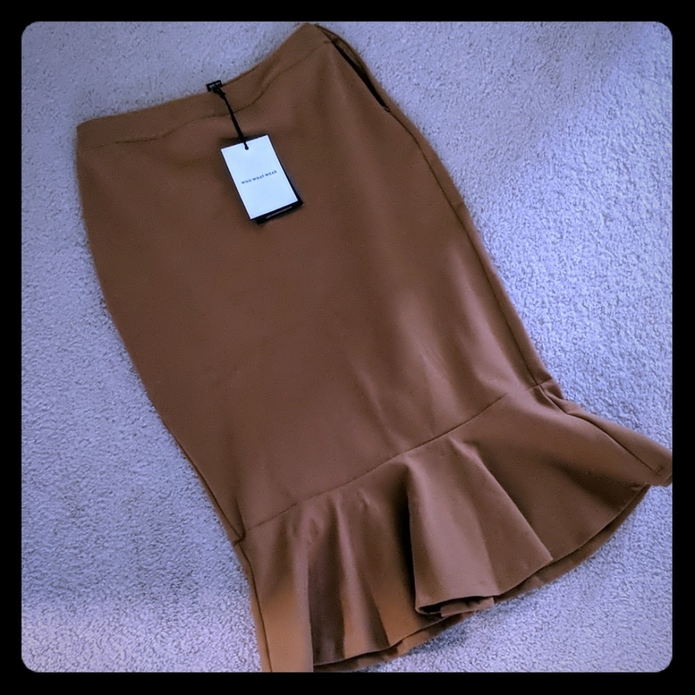 Tan skirt